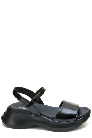 Hogan Logo Detailed Slingback Sandals