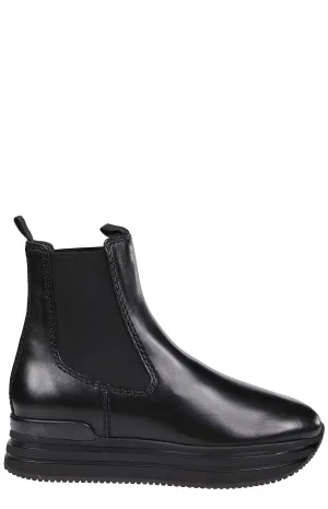 Hogan Midi Platform Chelsea Boots