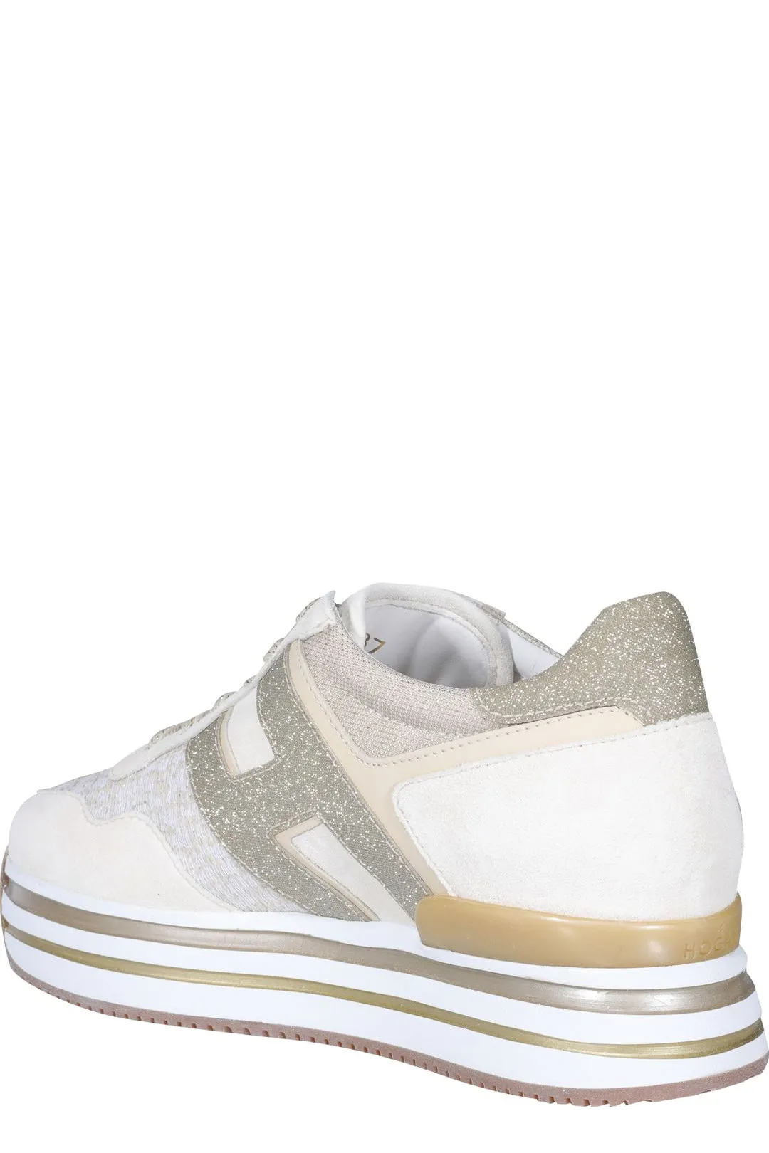 Hogan Panelled Logo Patch Sneakers