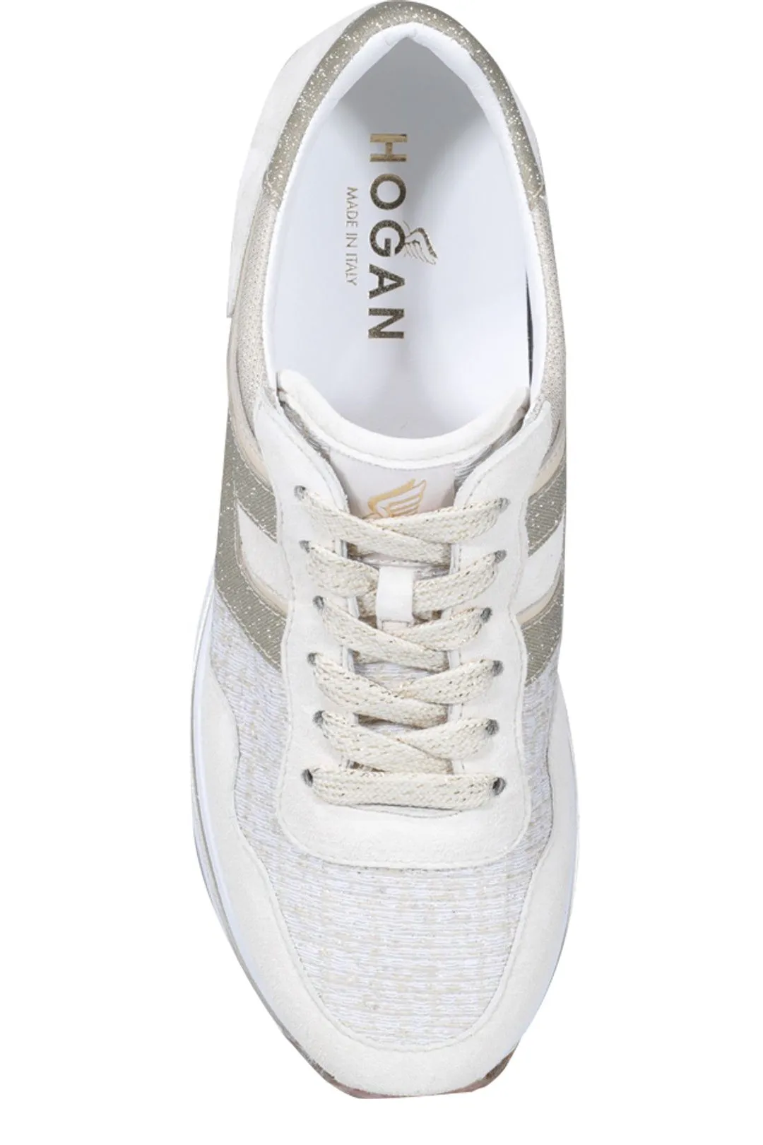 Hogan Panelled Logo Patch Sneakers