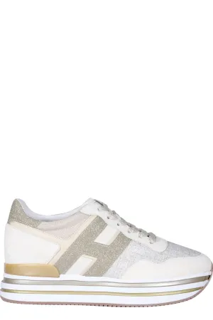 Hogan Panelled Logo Patch Sneakers