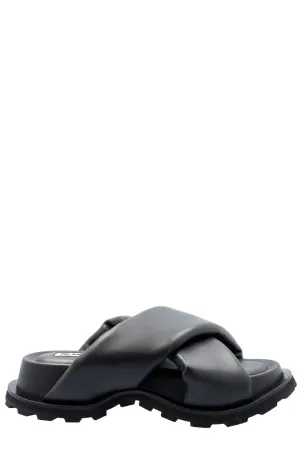 Jil Sander Crossover Strap Sandals