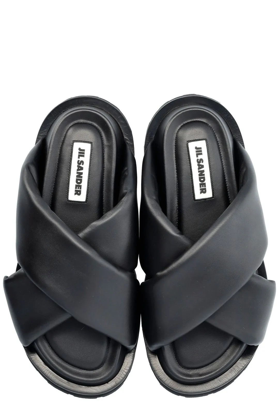Jil Sander Crossover Strap Sandals