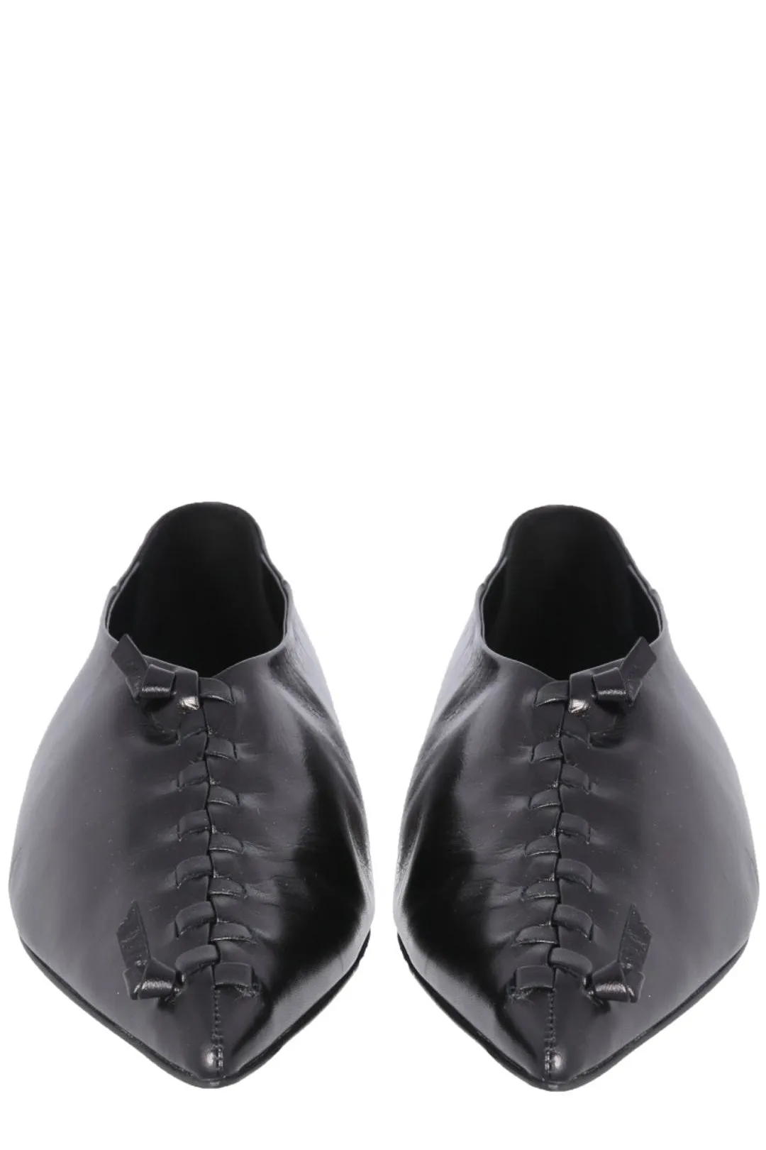 Jil Sander Tripon Pointed-Toe Ballerina Flats