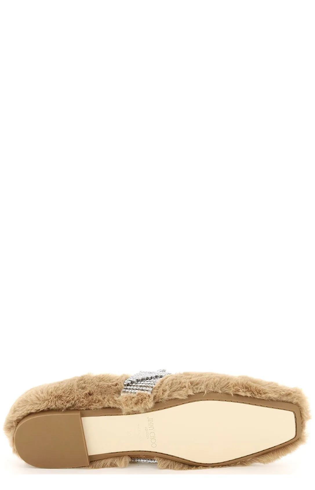 Jimmy Choo Krista Faux Fur Flats
