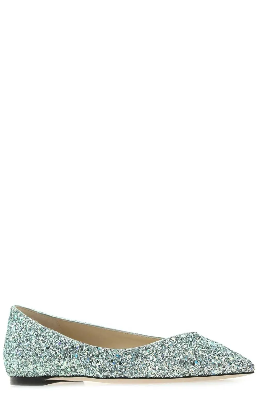 Jimmy Choo Romy Pointed Toe Ballerina Flats