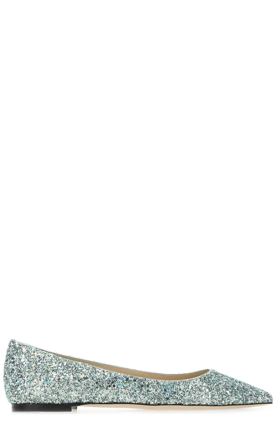 Jimmy Choo Romy Pointed Toe Ballerina Flats