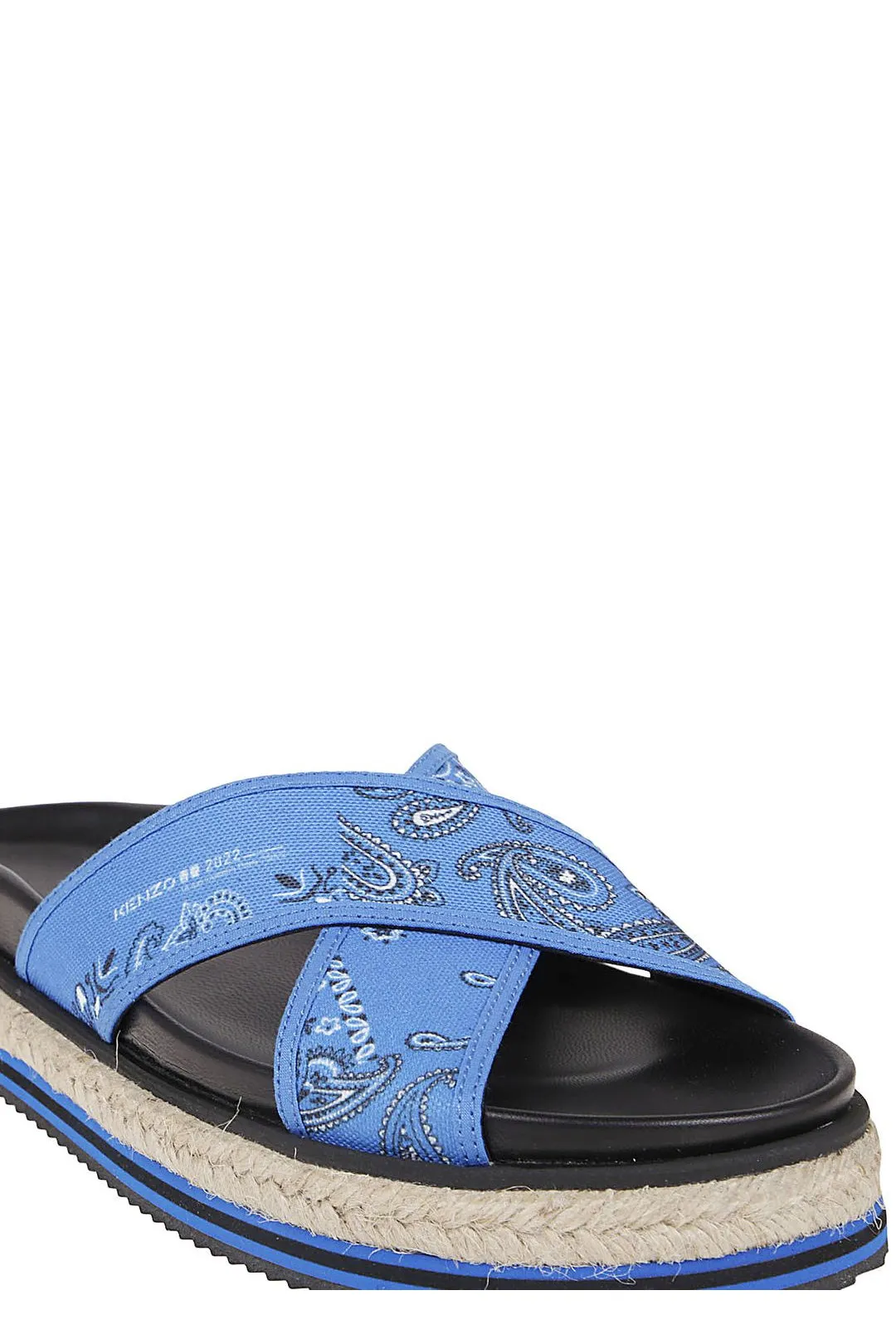 Kenzo Bandana Printed Cross Sandals