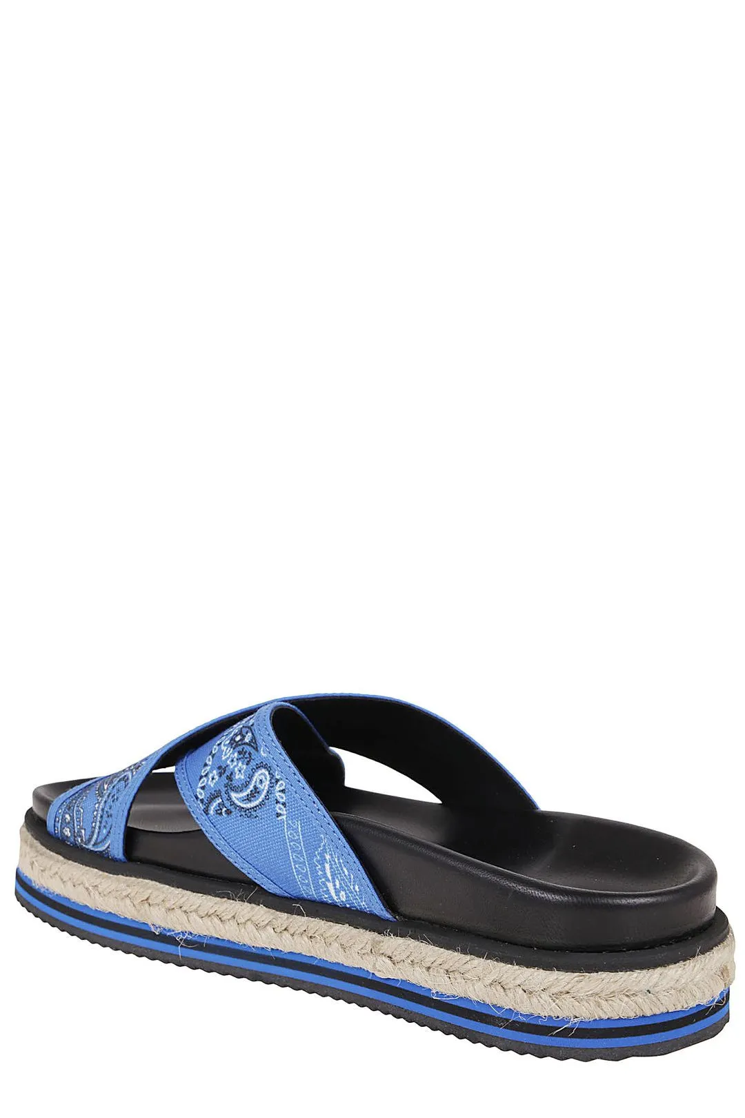 Kenzo Bandana Printed Cross Sandals