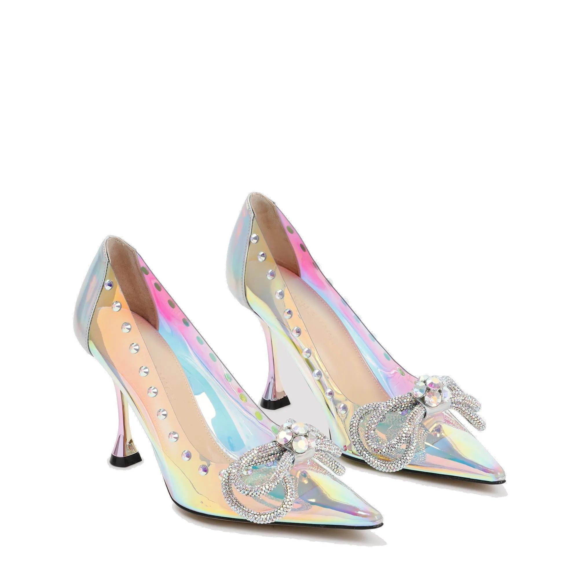 Mach & Mach Embellished Pointed-Toe Pumps
