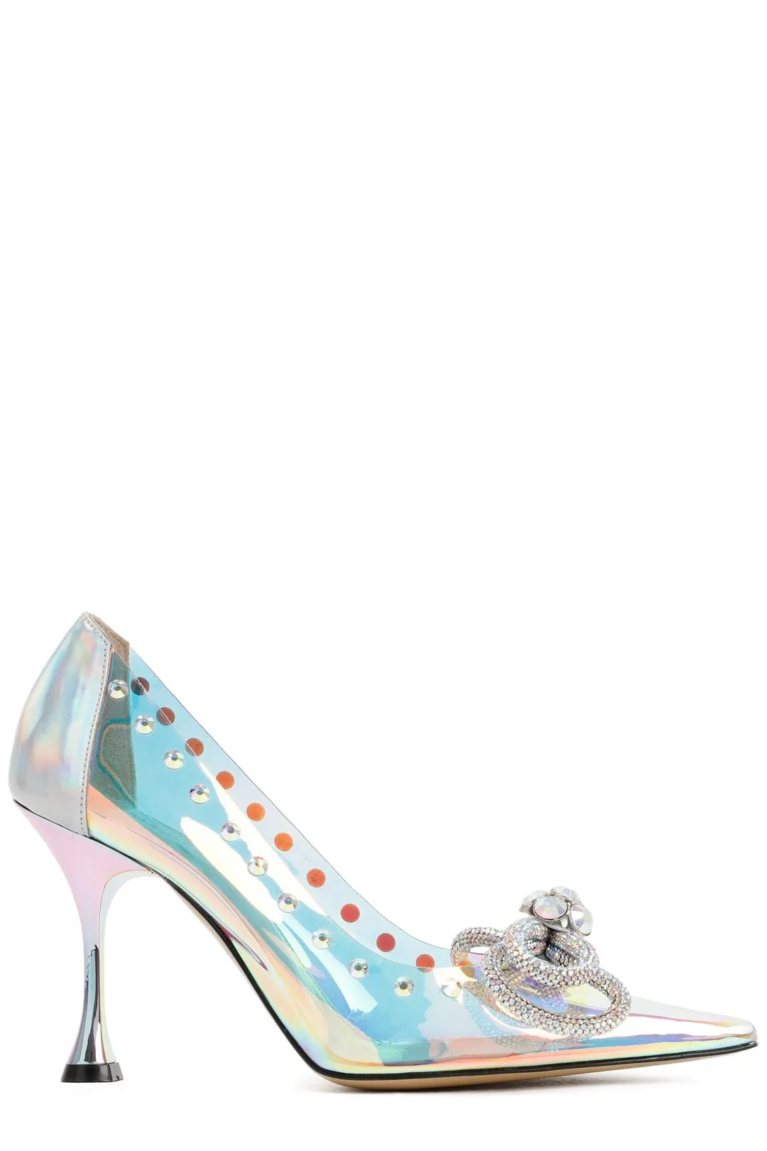 Mach & Mach Embellished Pointed-Toe Pumps