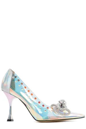 Mach & Mach Embellished Pointed-Toe Pumps