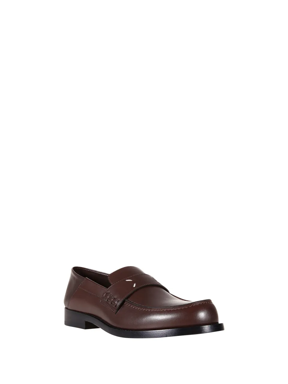 Maison Margiela Almond Toe Lace-Up Loafers