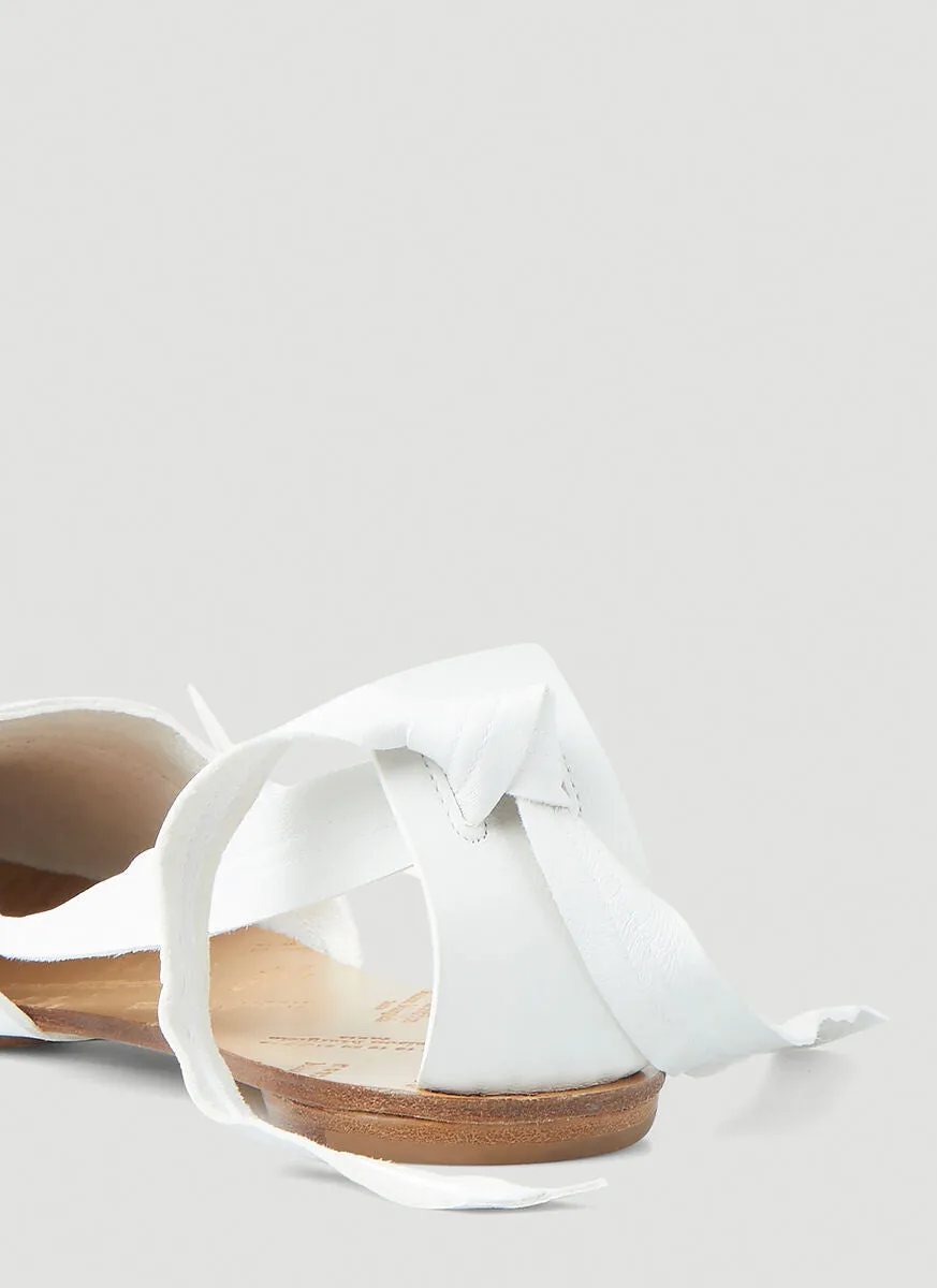 Maison Margiela Tabi Strapped Ballet Shoes
