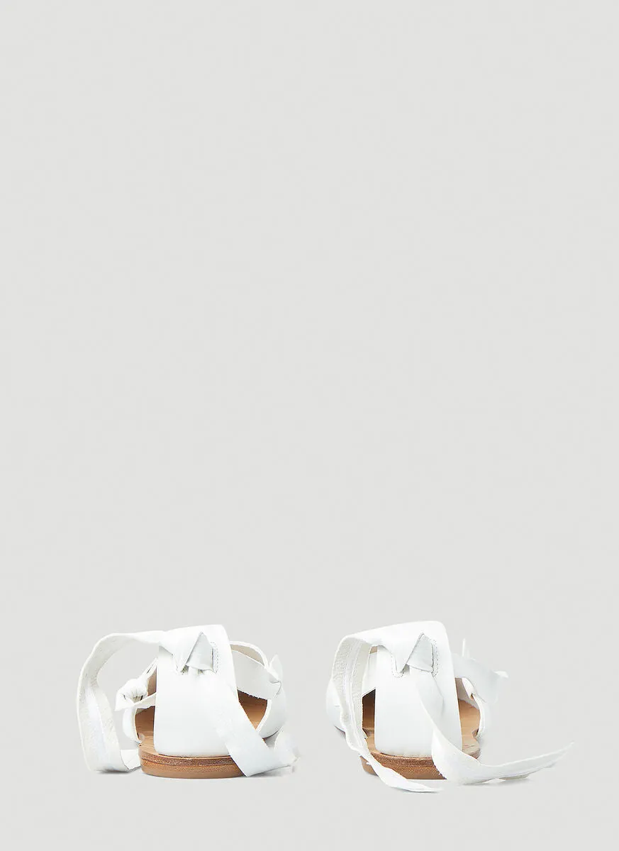 Maison Margiela Tabi Strapped Ballet Shoes