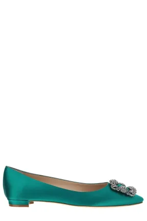 Manolo Blahnik Hangisi Ballerina Flats