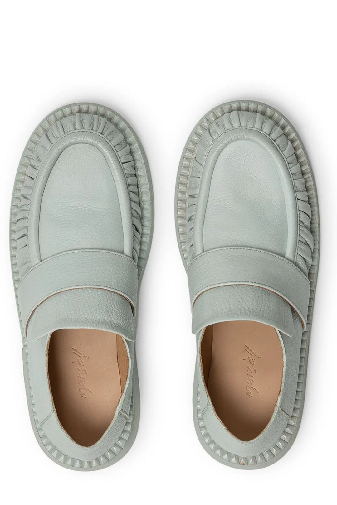 Marsll Alluce Gathered Detail Loafers