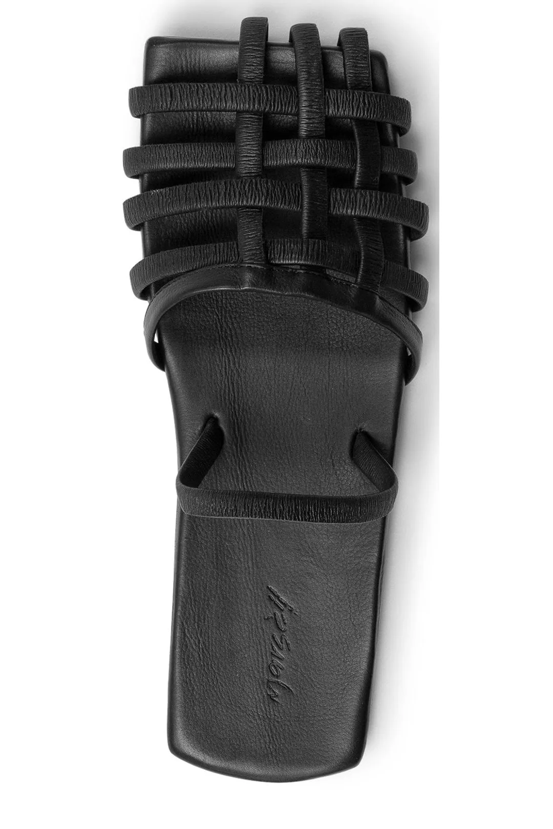 Marsll Caged-Detailed Square-Toe Sandals