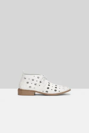 Marsll Hole Cut-Out Lace-Up Shoes