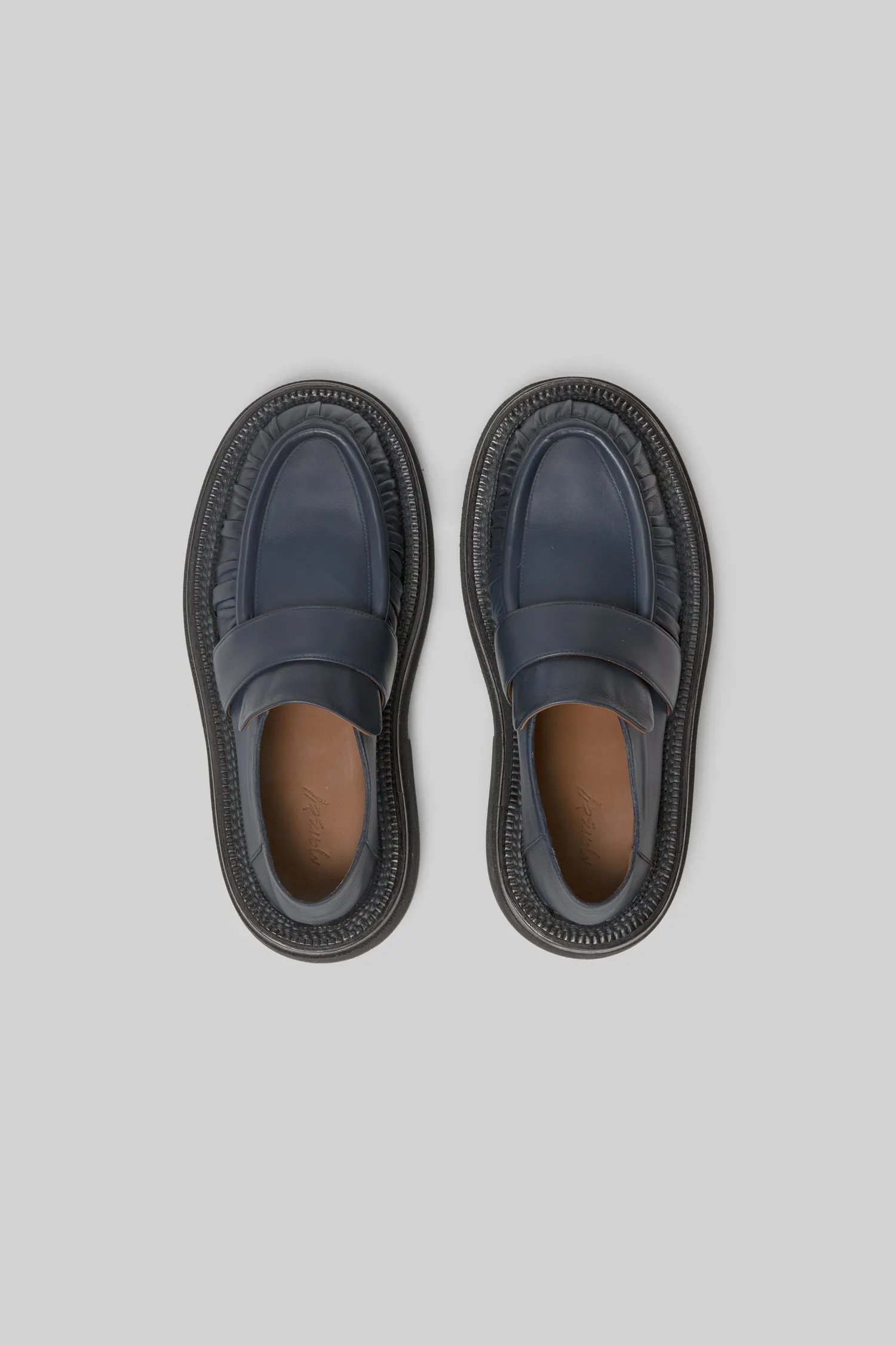 Marsll Pollicione Ruched Loafers
