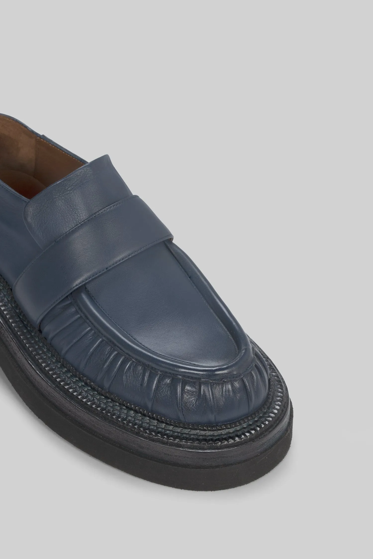 Marsll Pollicione Ruched Loafers