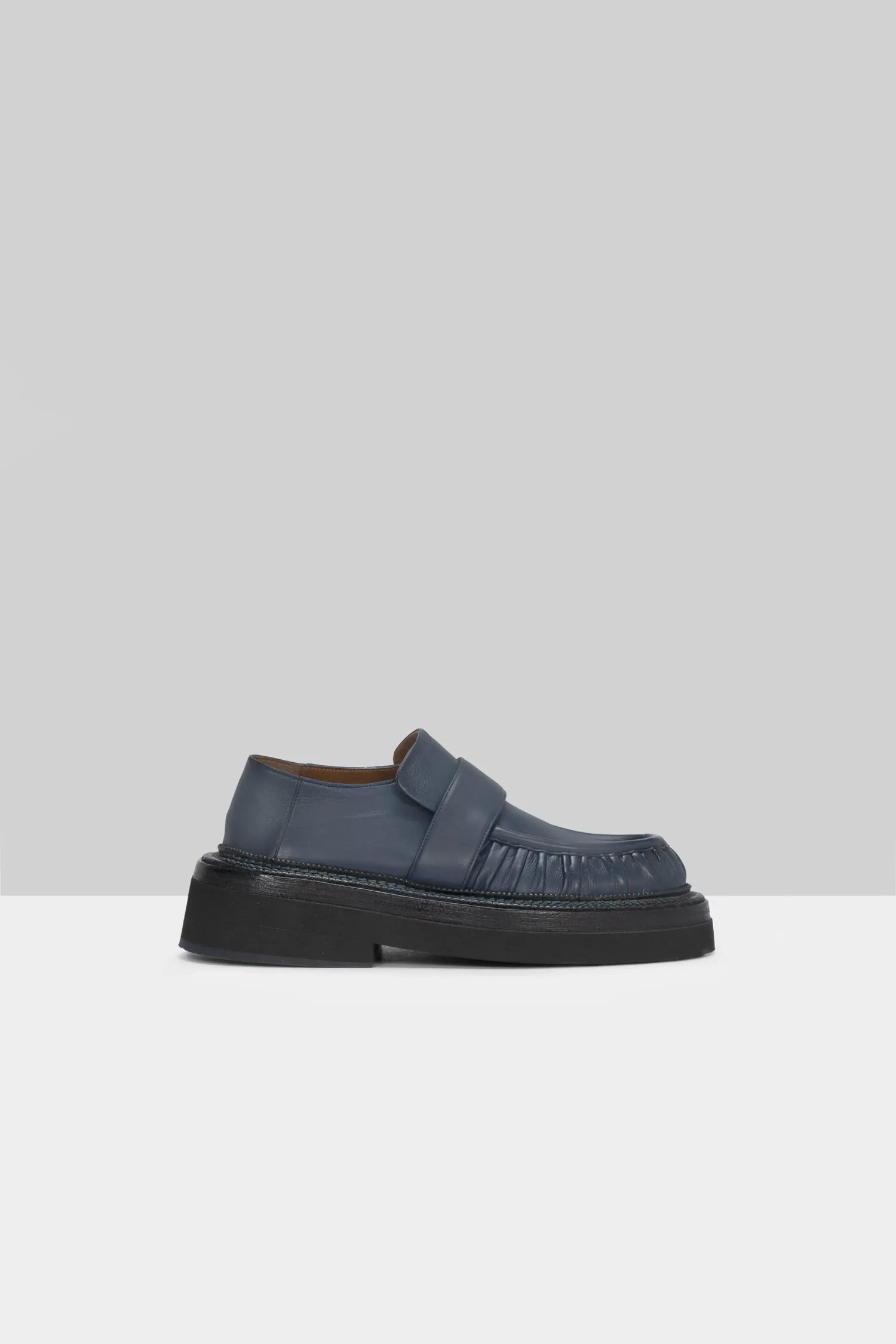 Marsll Pollicione Ruched Loafers