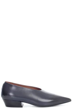 Marsll Puntello Decollete Pointed Toe Flats