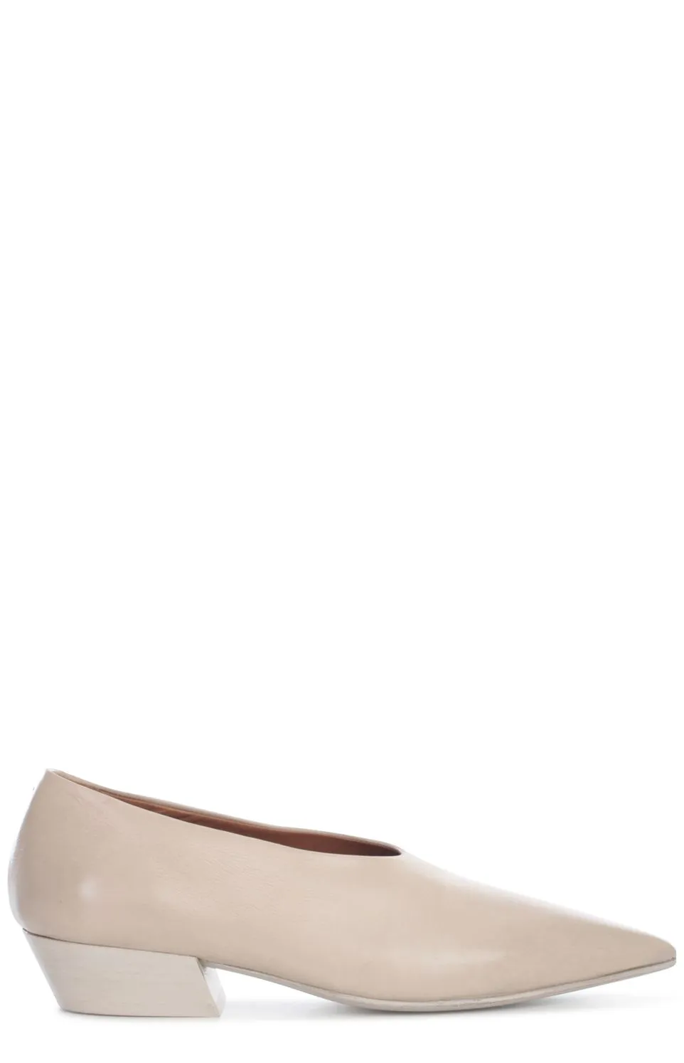 Marsll Puntello Decollete Pointed Toe Flats