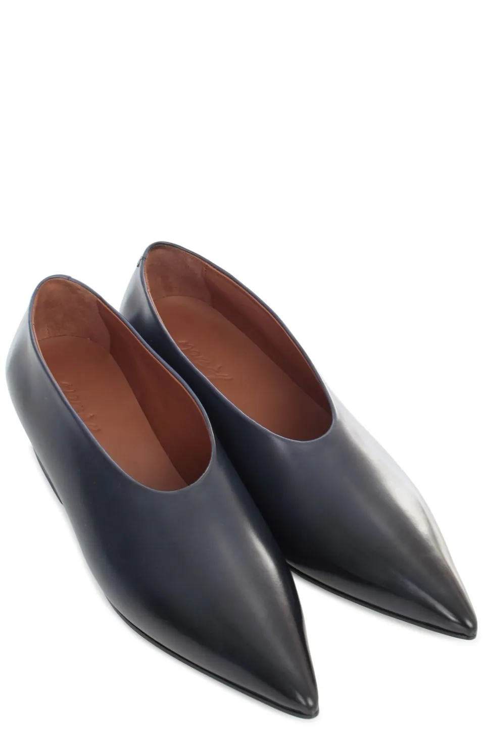 Marsll Puntello Decollete Pointed Toe Flats