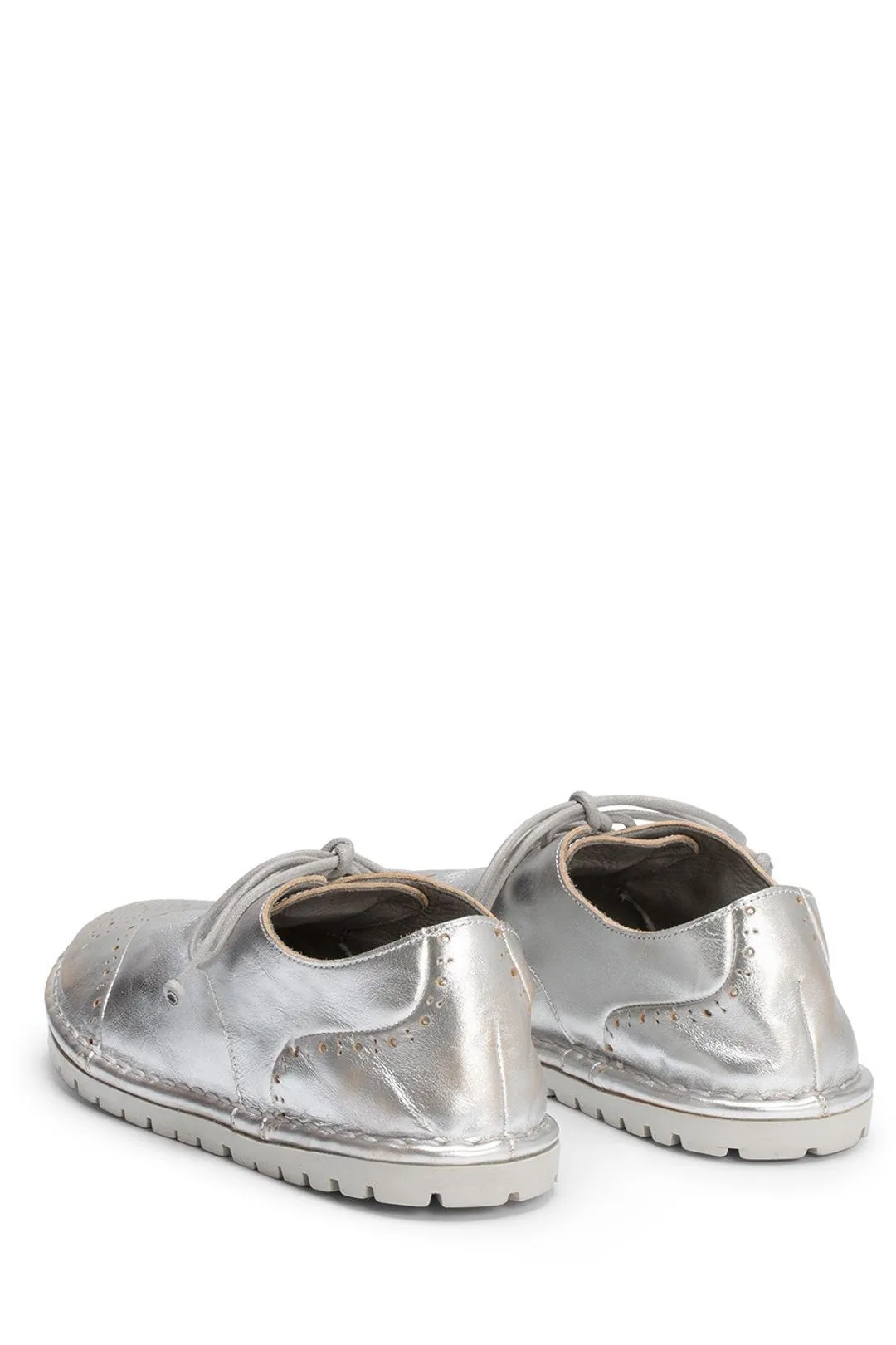 Marsll Round Toe Lace-Up Brogues