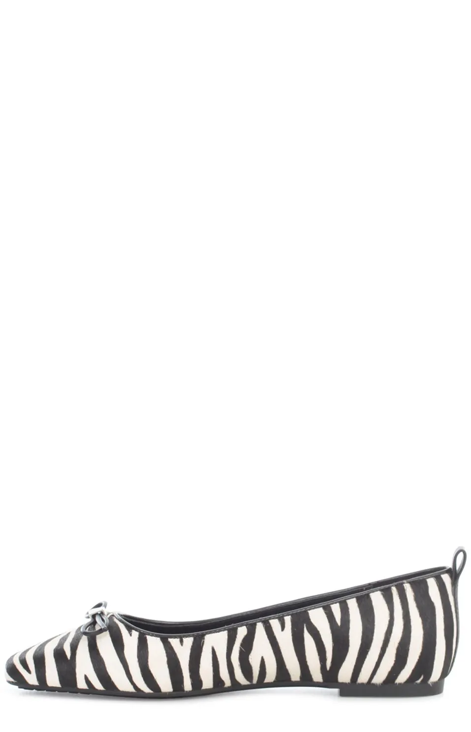 Michael Kors Bow Detailed Zebra-Print Ballet Shoes