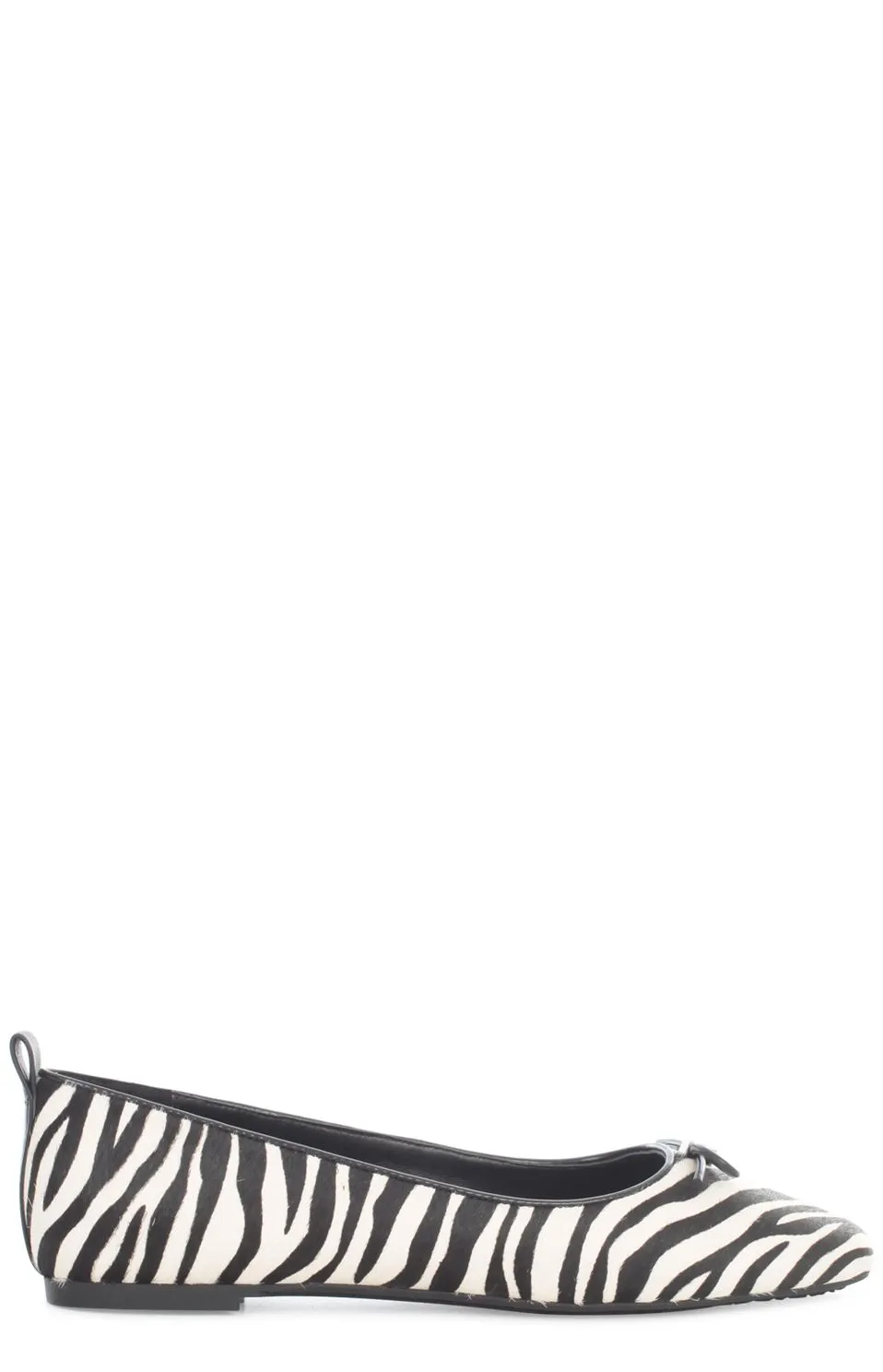 Michael Kors Bow Detailed Zebra-Print Ballet Shoes