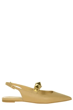 Michael Michael Kors Wren Studded Slingback Flats