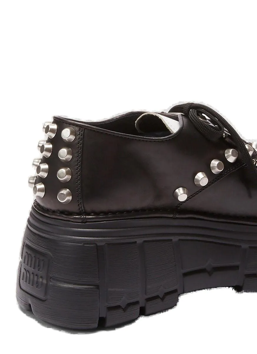 Miu Miu Creepers Platform Moccasins