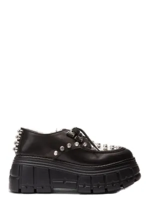 Miu Miu Creepers Platform Moccasins