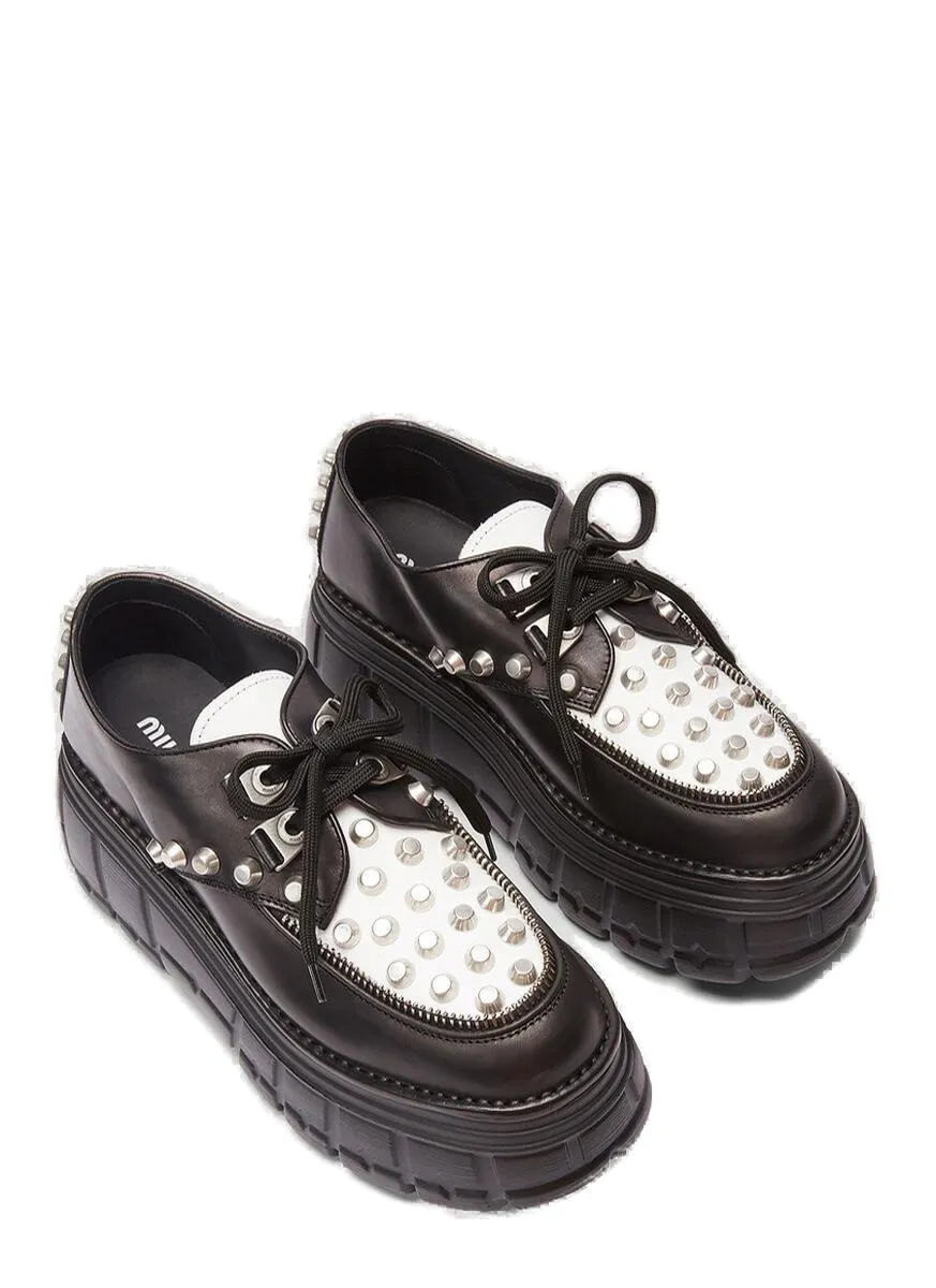Miu Miu Creepers Platform Moccasins