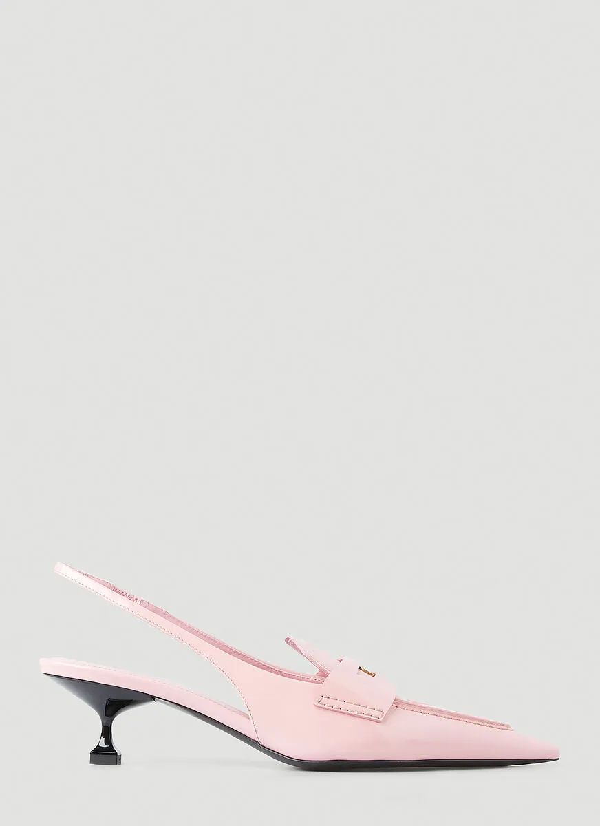 Miu Miu Point Toe Kitten Heel Pumps
