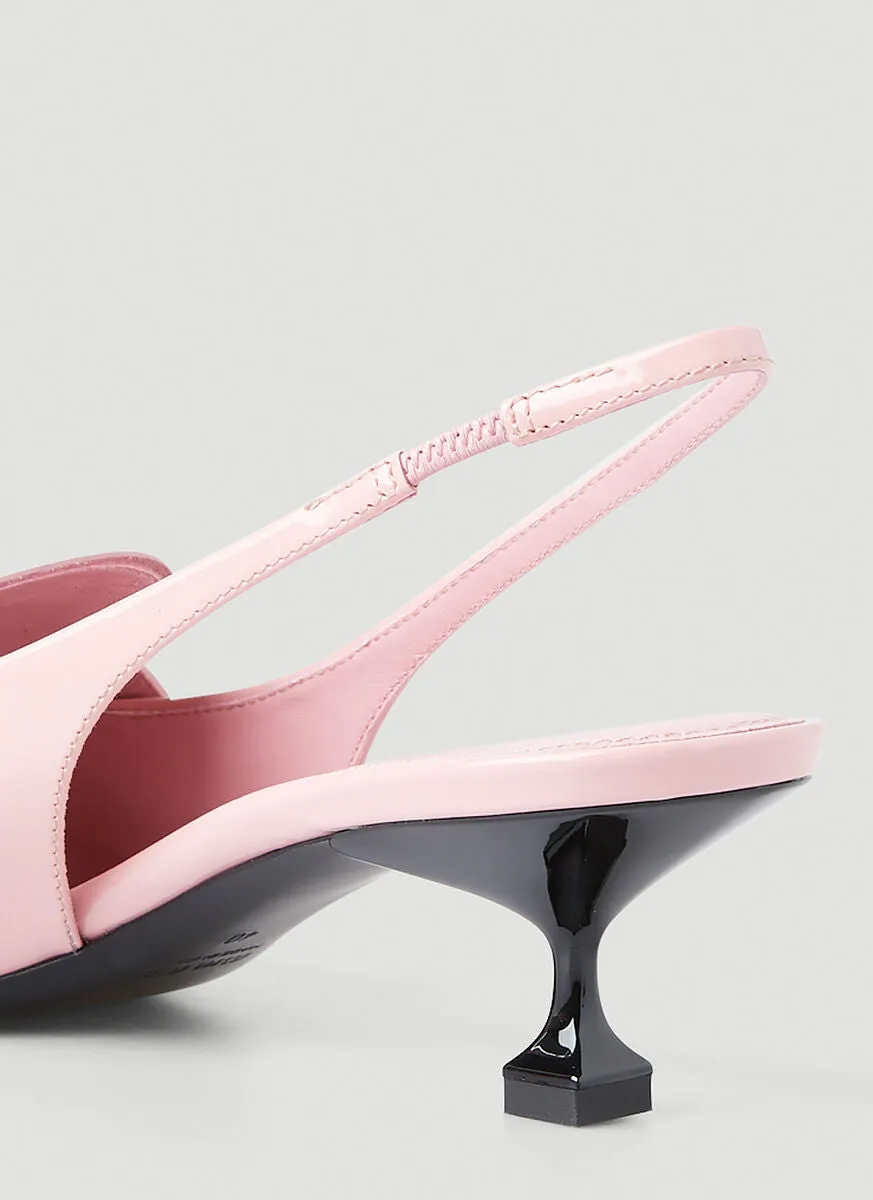 Miu Miu Point Toe Kitten Heel Pumps