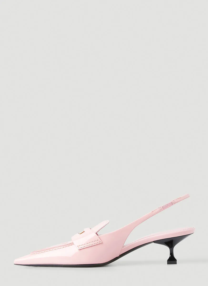 Miu Miu Point Toe Kitten Heel Pumps