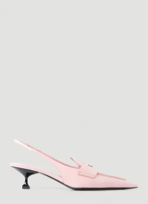 Miu Miu Point Toe Kitten Heel Pumps