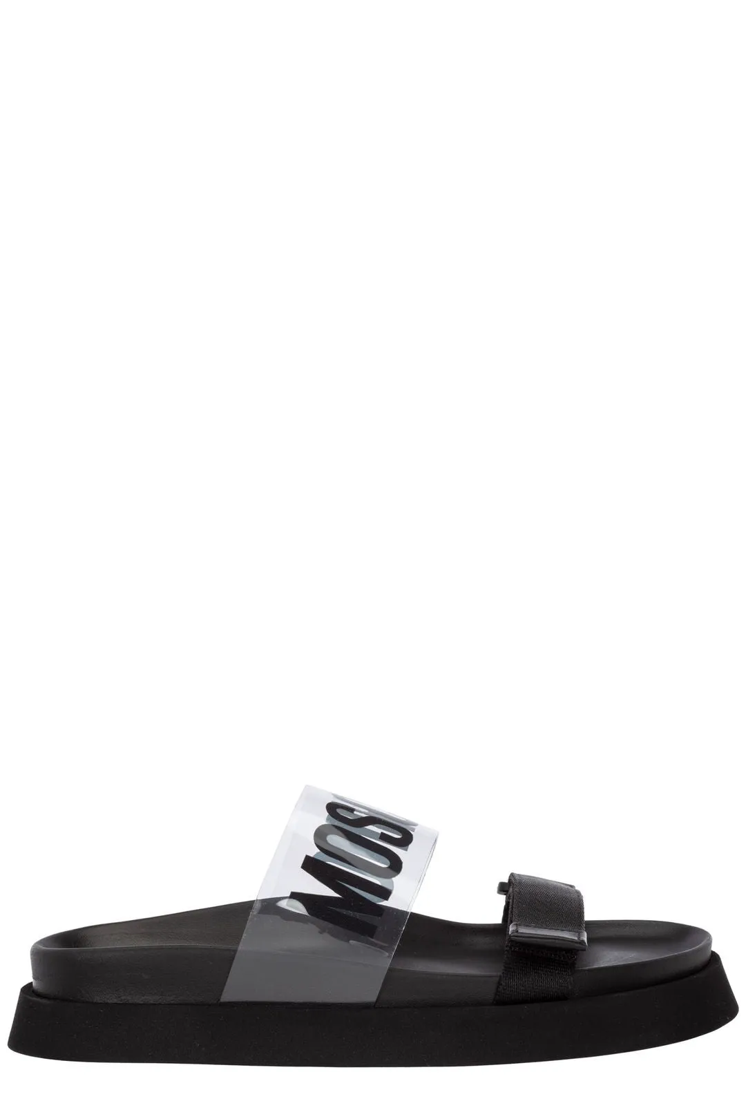 Moschino Logo Band Sandals