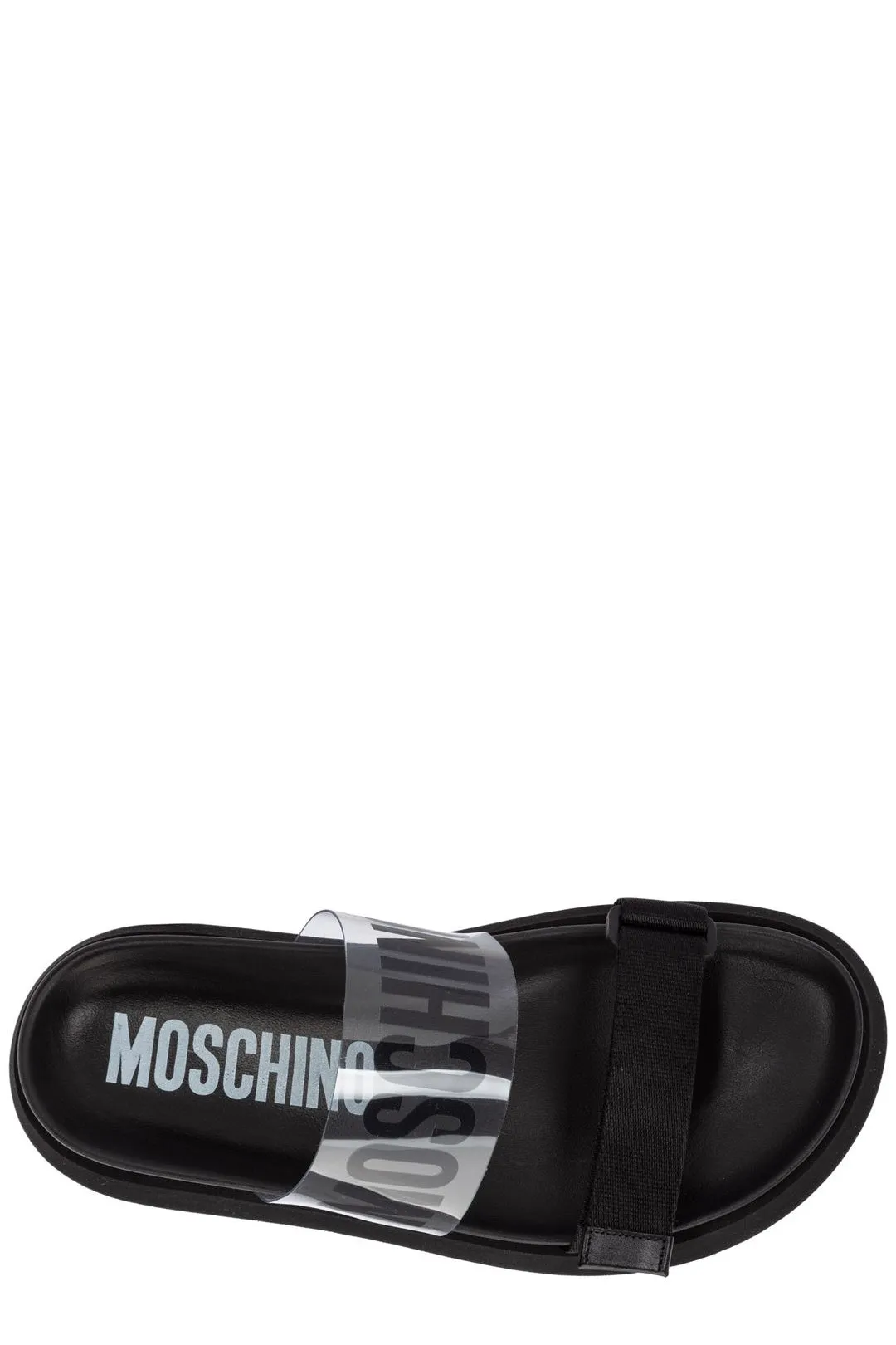 Moschino Logo Band Sandals