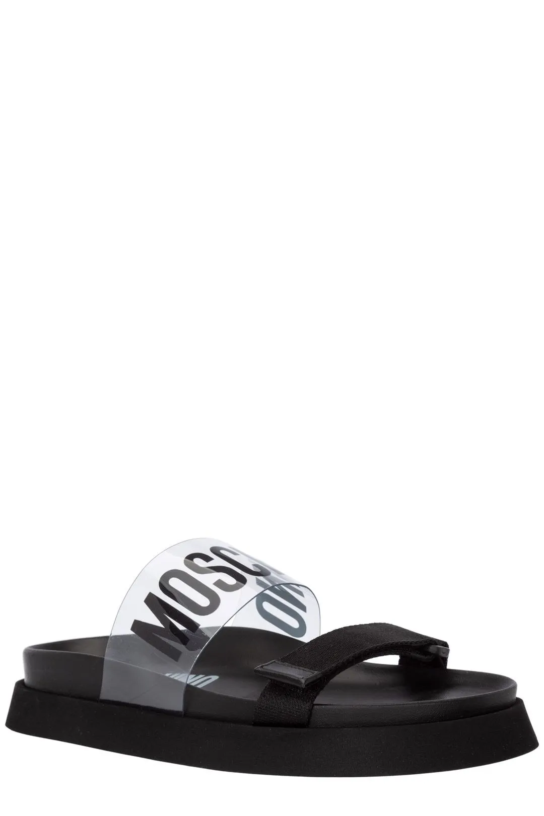 Moschino Logo Band Sandals