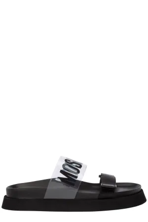 Moschino Logo Band Sandals