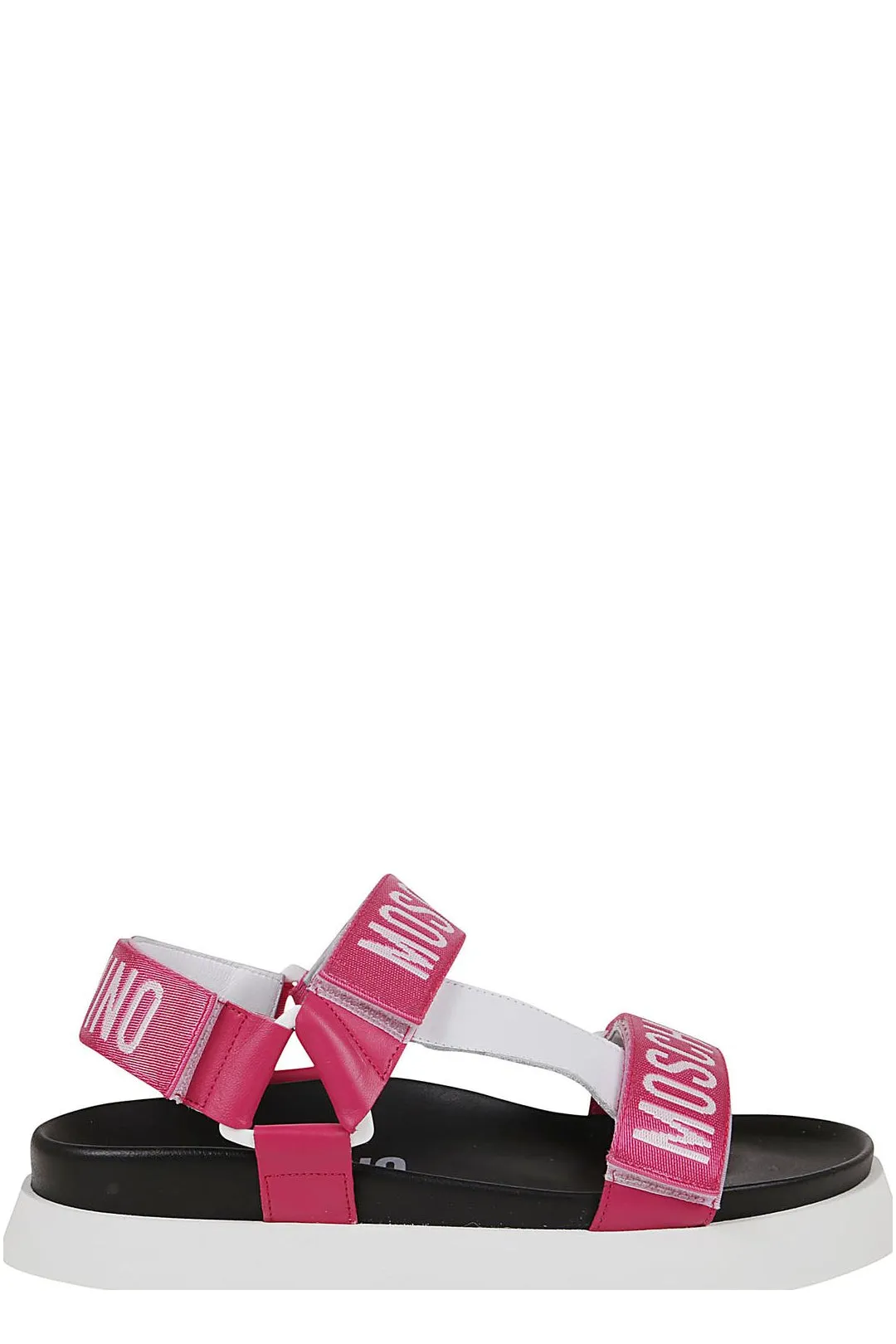 Moschino Logo Tape Sandals