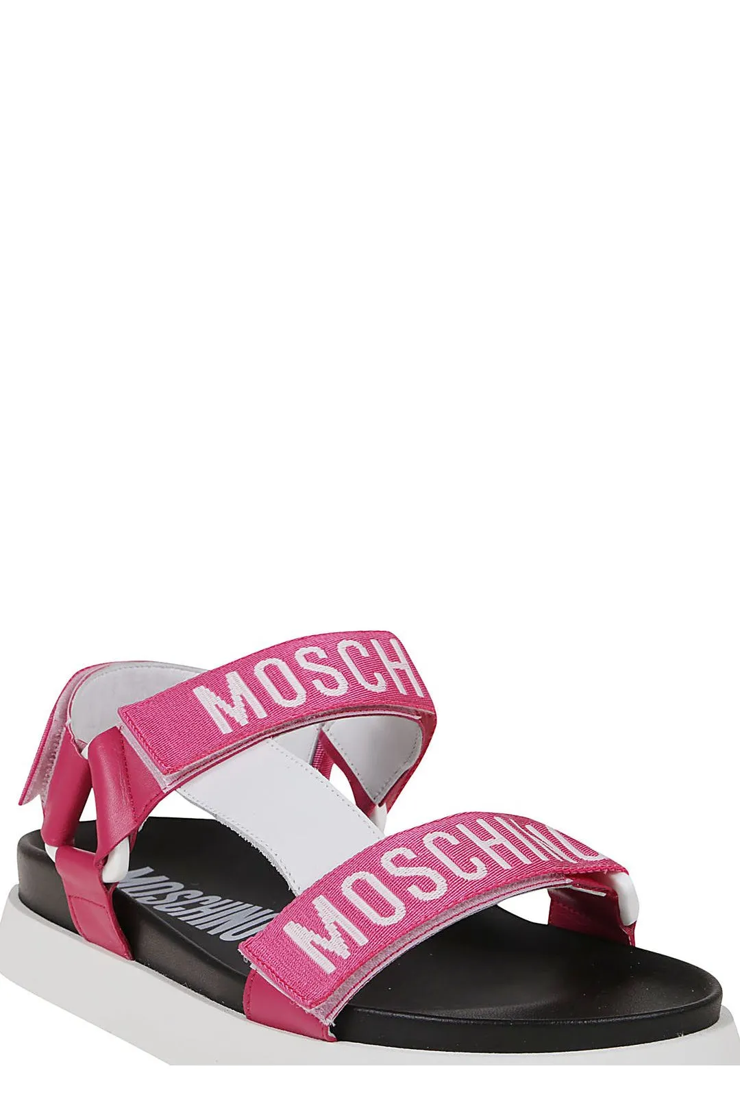 Moschino Logo Tape Sandals