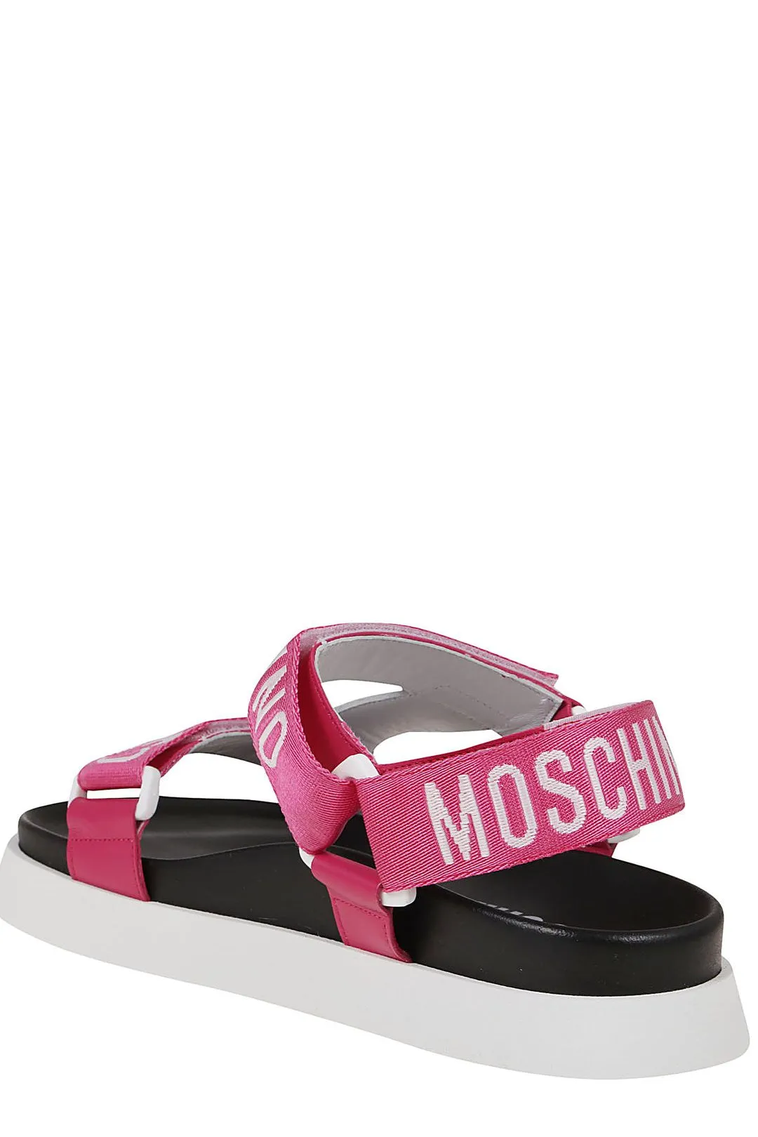 Moschino Logo Tape Sandals