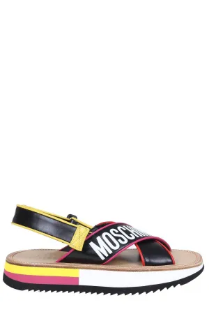 Moschino Mix & Match Criss-Cross Sandals