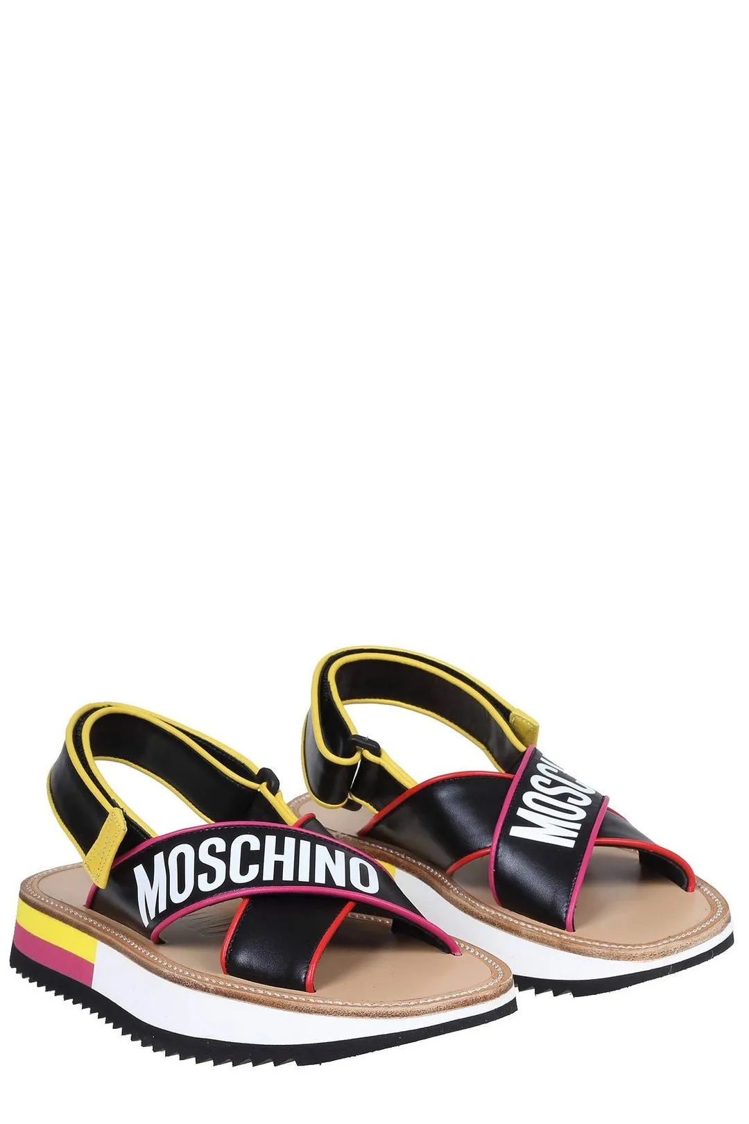 Moschino Mix & Match Criss-Cross Sandals