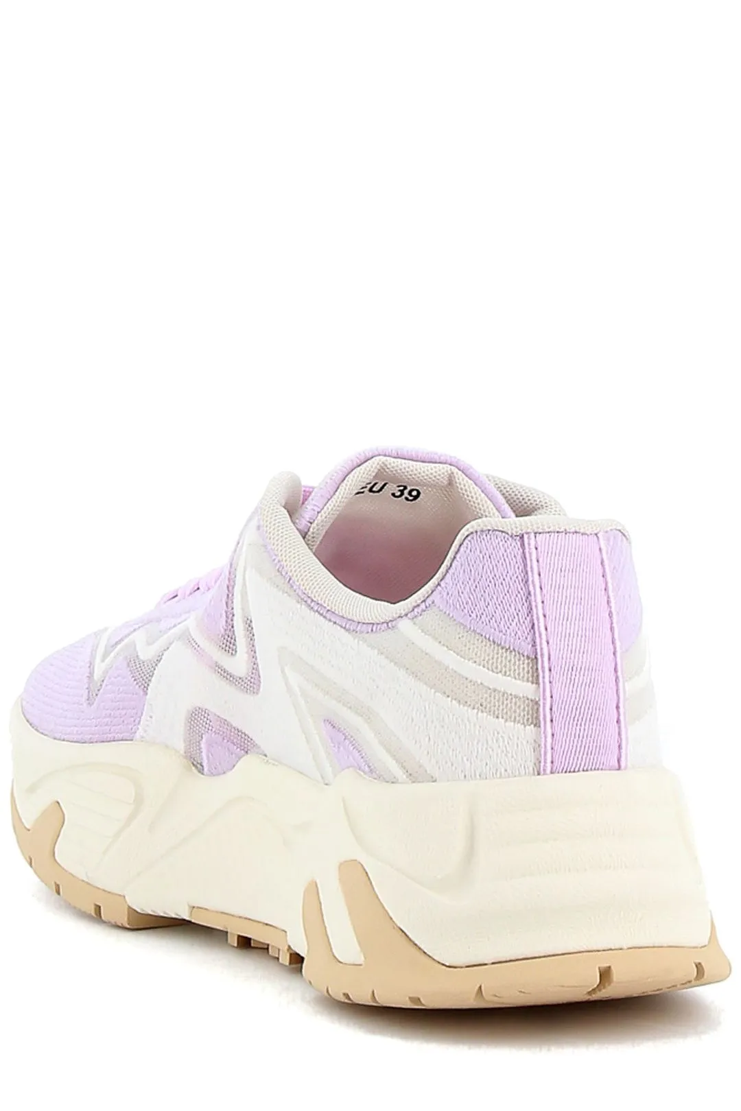 MSGM Round Toe Lace-Up Sneakers